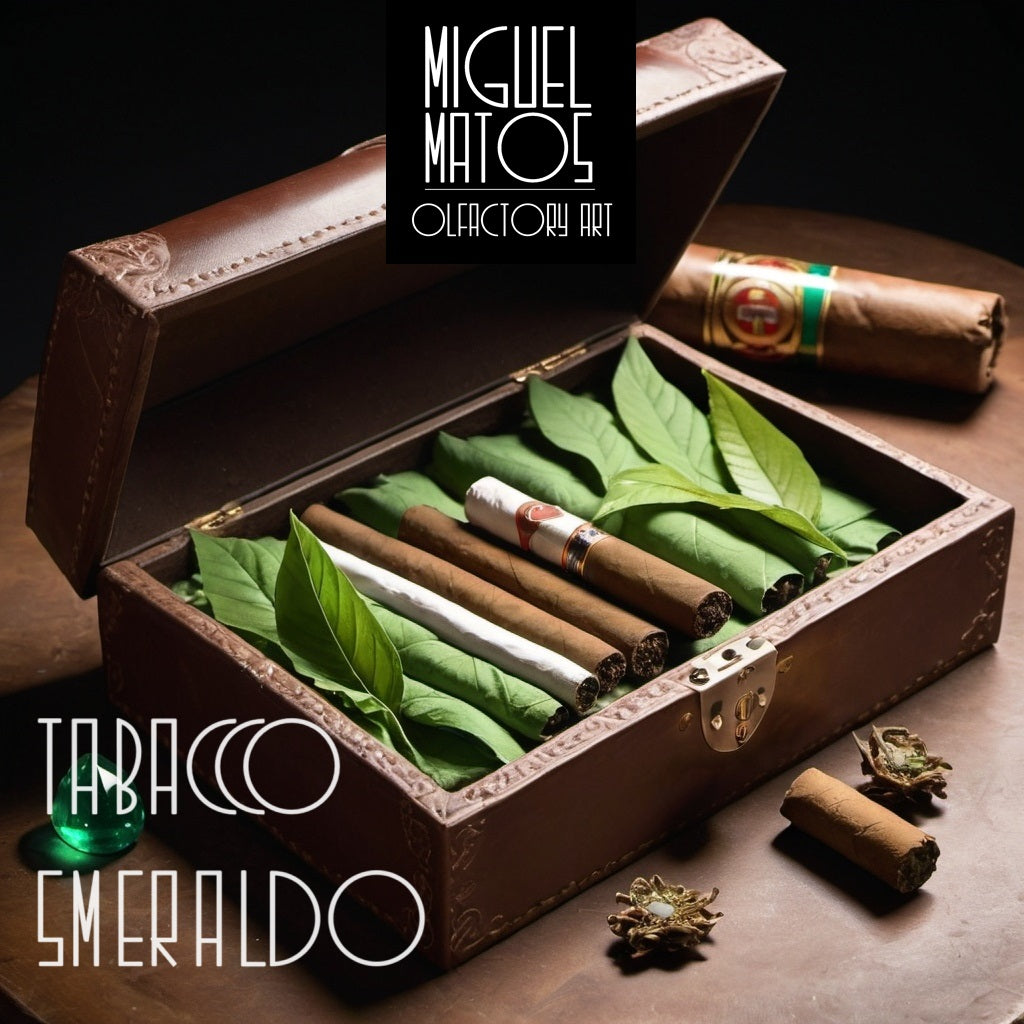 tobacco smeraldo Ser Jacopo Gem Series Horn with Gold (Smeraldo) (Maxima, Maxima) sotd #scentjourney #perfume Tabacco